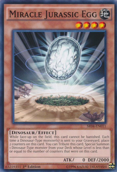 Miracle Jurassic Egg [SR04-EN011] Common | The CG Realm