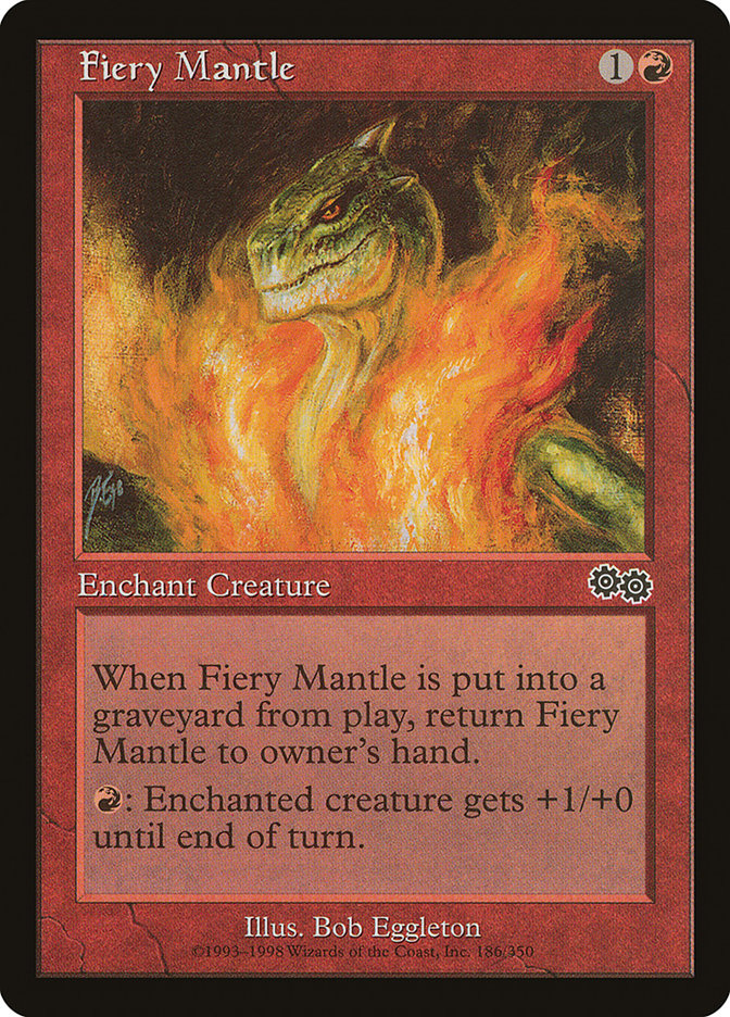 Fiery Mantle [Urza's Saga] | The CG Realm