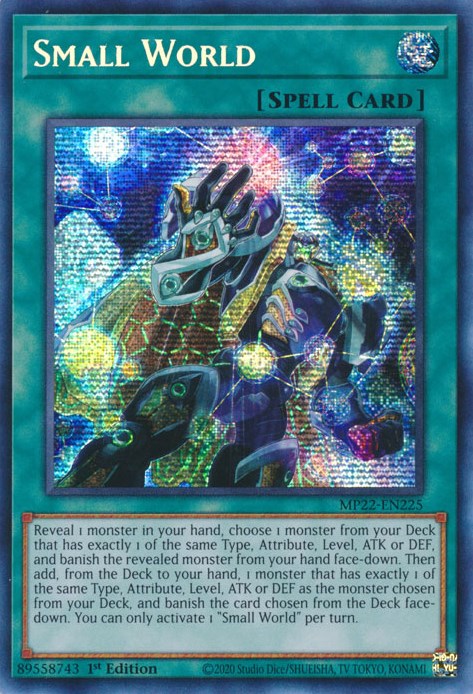 Small World [MP22-EN225] Prismatic Secret Rare | The CG Realm