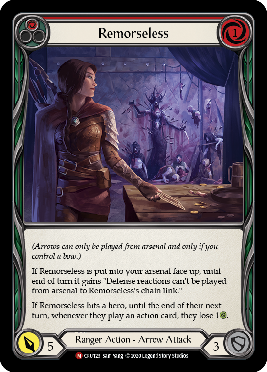 Remorseless [CRU123] (Crucible of War)  1st Edition Normal | The CG Realm