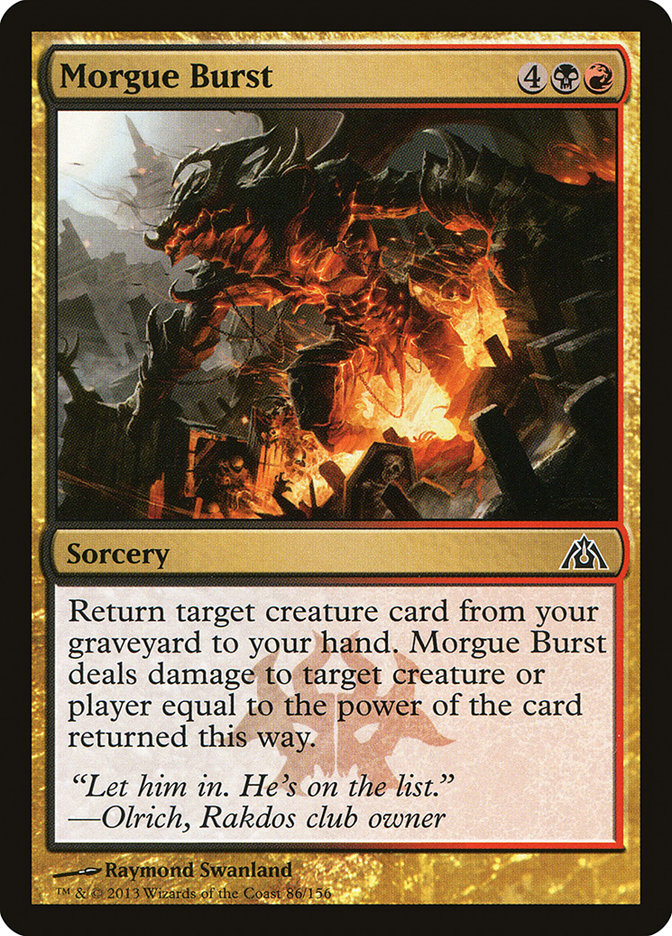 Morgue Burst [Dragon's Maze] | The CG Realm