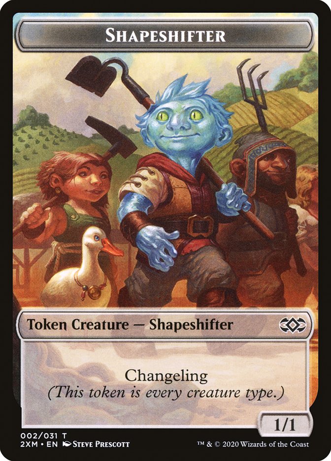 Servo // Shapeshifter Double-Sided Token [Double Masters Tokens] | The CG Realm