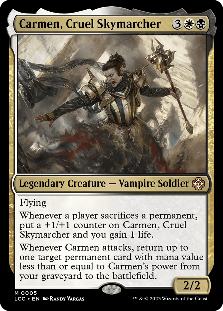 Carmen, Cruel Skymarcher [The Lost Caverns of Ixalan Commander] | The CG Realm