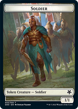 Soldier // Elf Warrior Double-Sided Token [Game Night: Free-for-All Tokens] | The CG Realm