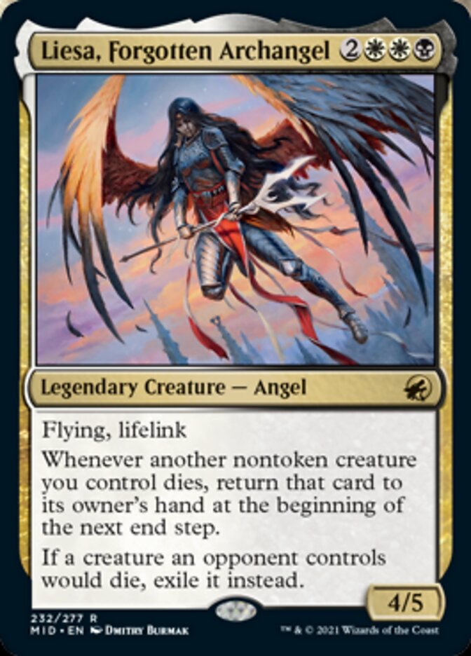 Liesa, Forgotten Archangel [Innistrad: Midnight Hunt] | The CG Realm