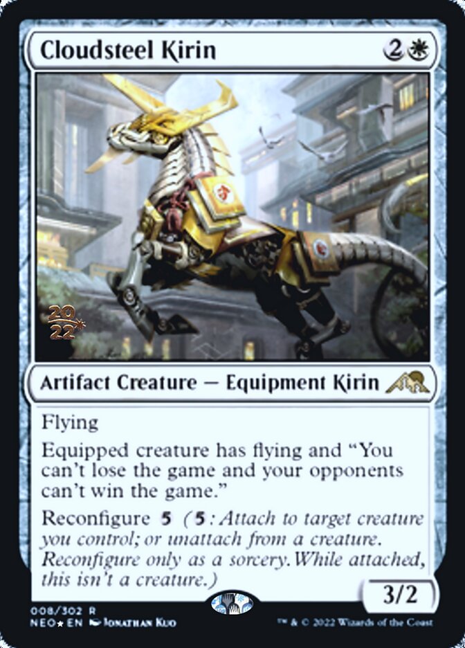 Cloudsteel Kirin [Kamigawa: Neon Dynasty Prerelease Promos] | The CG Realm