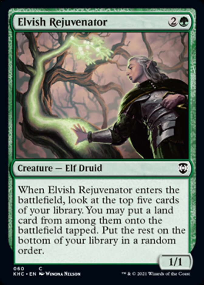 Elvish Rejuvenator [Kaldheim Commander] | The CG Realm