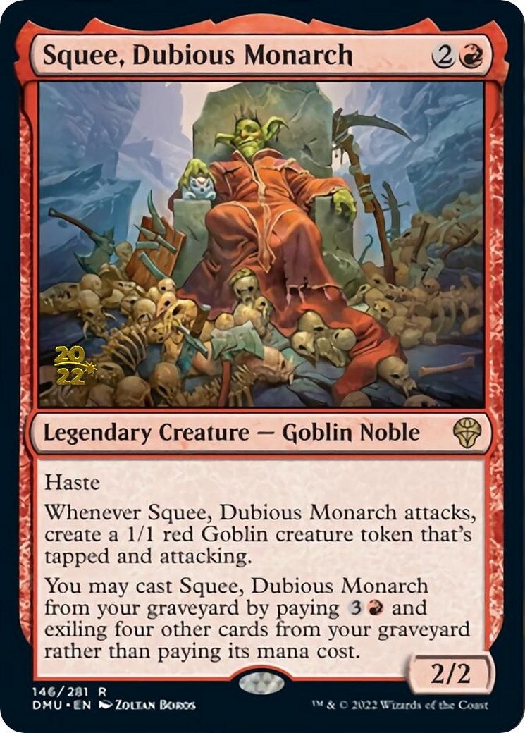 Squee, Dubious Monarch [Dominaria United Prerelease Promos] | The CG Realm