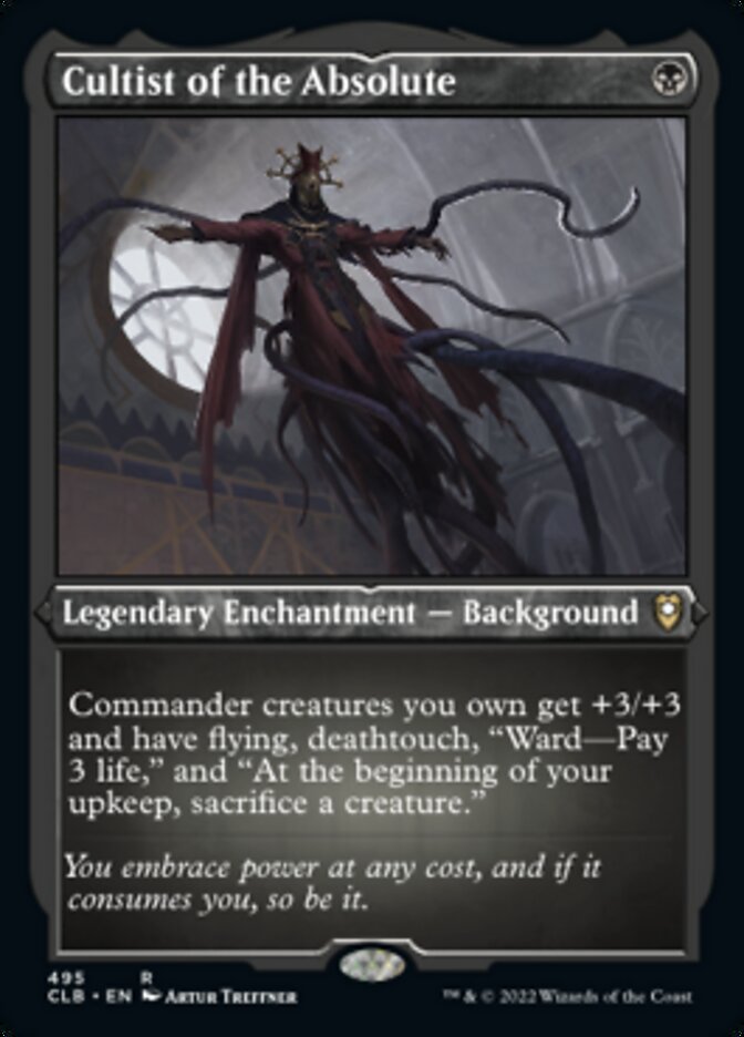 Cultist of the Absolute (Foil Etched) [Commander Legends: Battle for Baldur's Gate] | The CG Realm