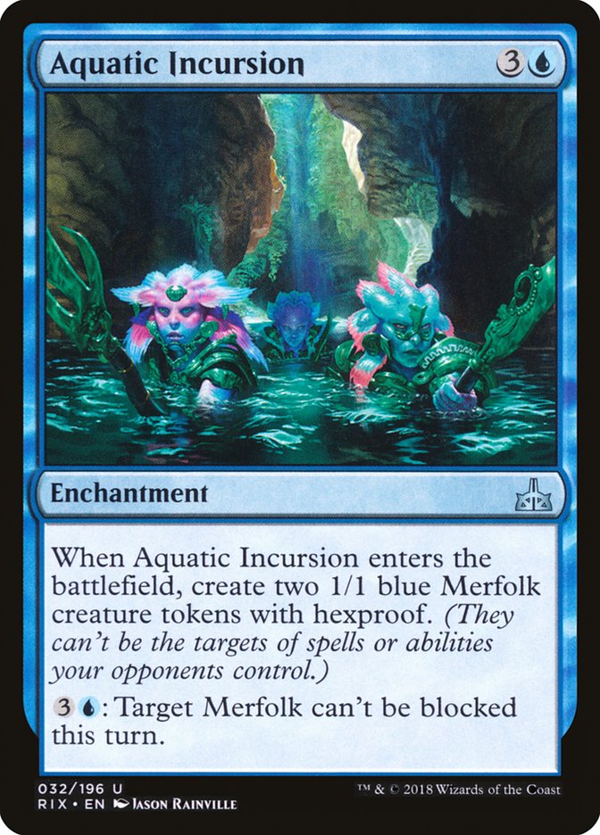 Aquatic Incursion [Rivals of Ixalan] | The CG Realm