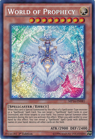 World of Prophecy [MP14-EN081] Secret Rare | The CG Realm