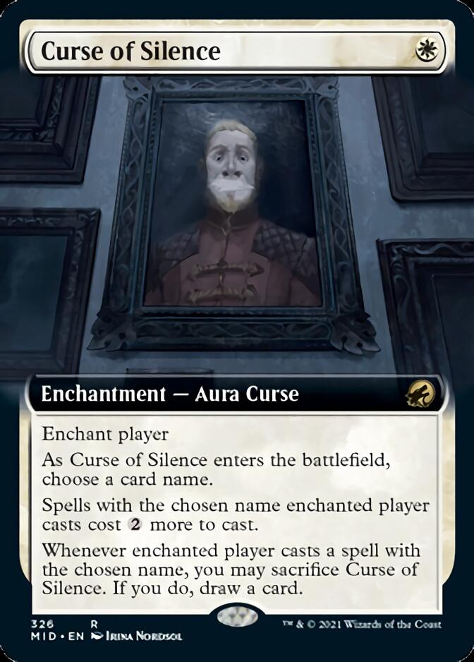 Curse of Silence (Extended Art) [Innistrad: Midnight Hunt] | The CG Realm