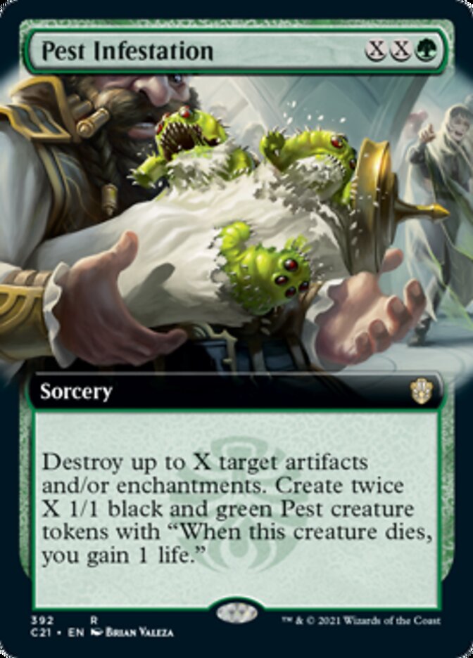 Pest Infestation (Extended Art) [Commander 2021] | The CG Realm