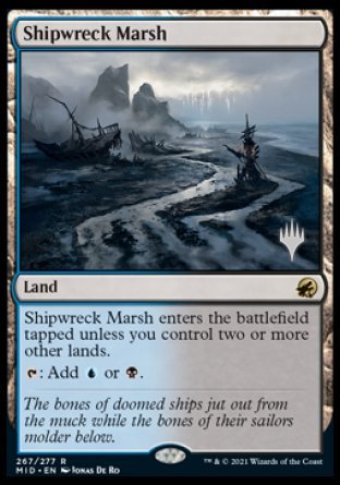 Shipwreck Marsh (Promo Pack) [Innistrad: Midnight Hunt Promos] | The CG Realm