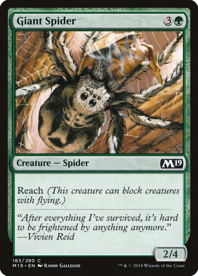 Giant Spider [Core Set 2019] | The CG Realm