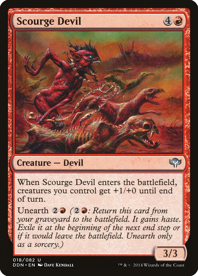 Scourge Devil [Duel Decks: Speed vs. Cunning] | The CG Realm