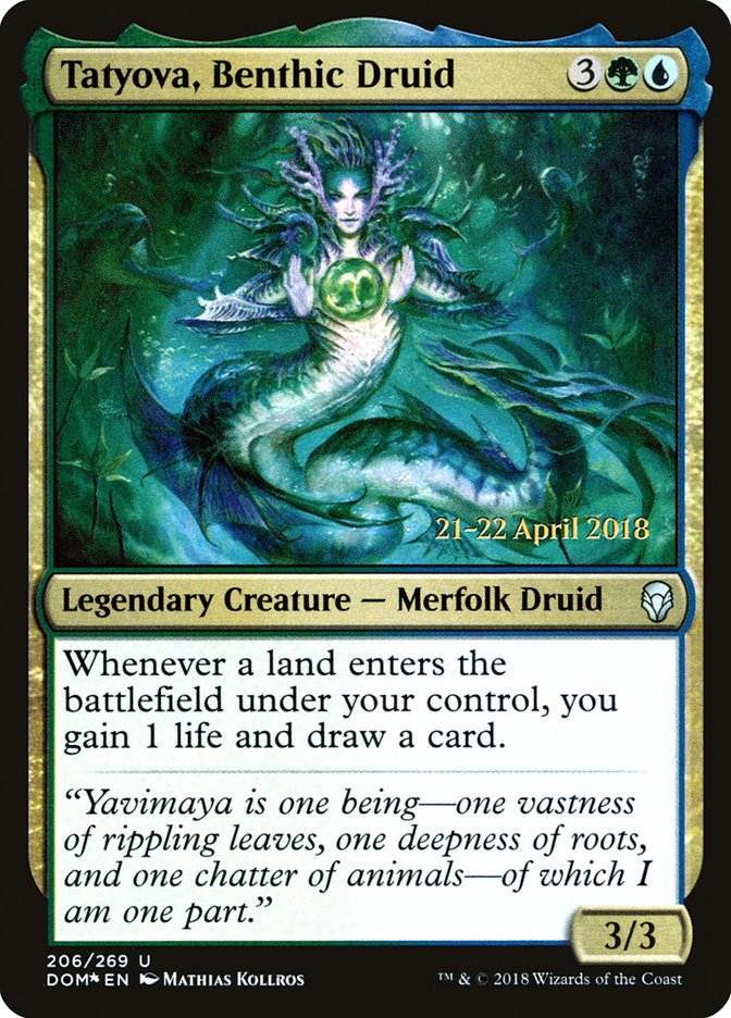 Tatyova, Benthic Druid [Dominaria Prerelease Promos] | The CG Realm