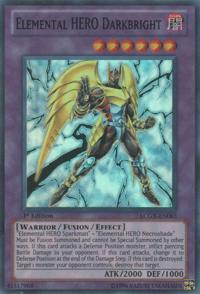 Elemental HERO Darkbright [LCGX-EN063] Super Rare | The CG Realm