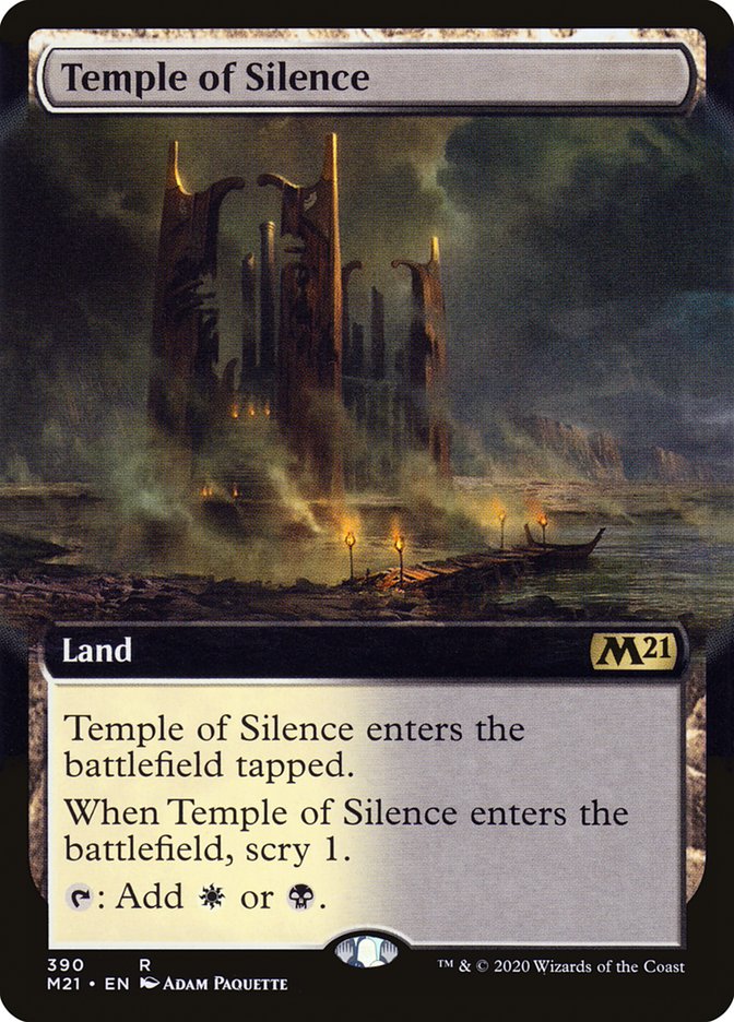 Temple of Silence (Extended Art) [Core Set 2021] | The CG Realm