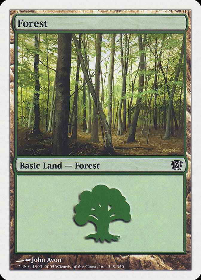 Forest (349) [Ninth Edition] | The CG Realm