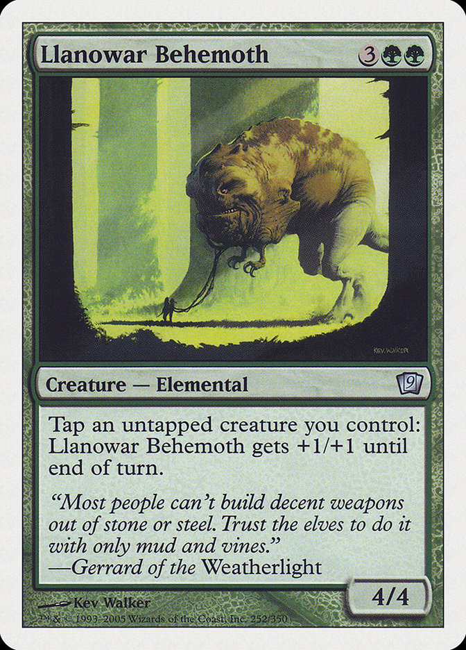 Llanowar Behemoth [Ninth Edition] | The CG Realm