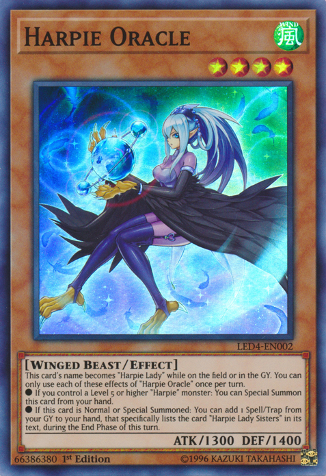 Harpie Oracle [LED4-EN002] Super Rare | The CG Realm