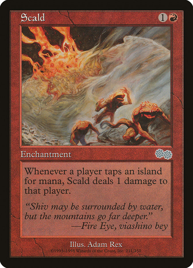 Scald [Urza's Saga] | The CG Realm