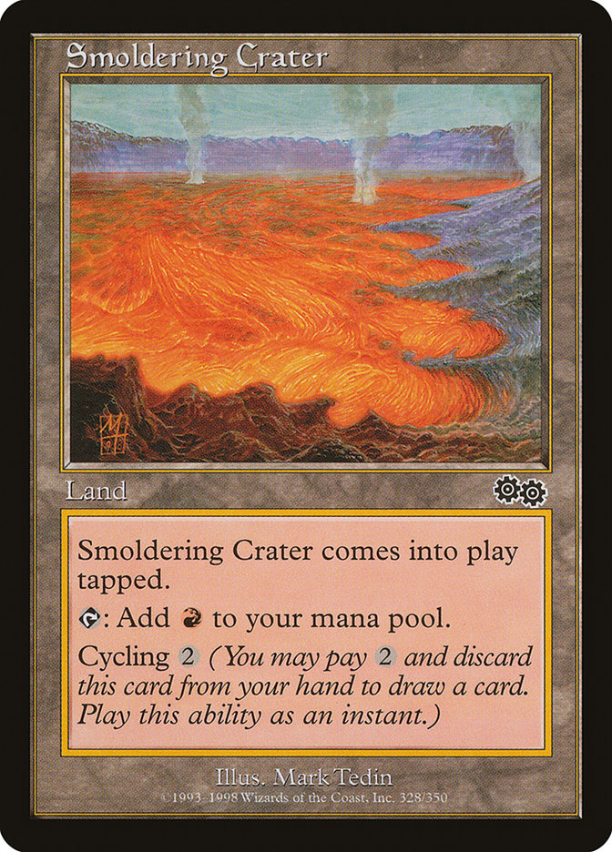 Smoldering Crater [Urza's Saga] | The CG Realm