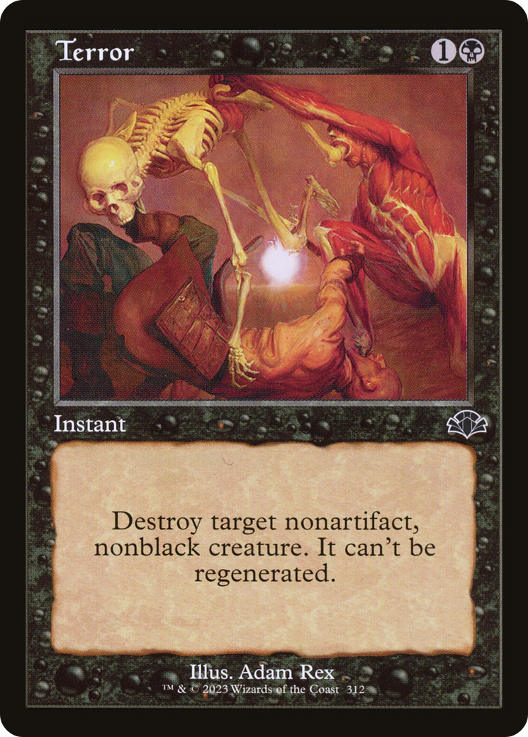 Terror (Retro) [Dominaria Remastered] | The CG Realm