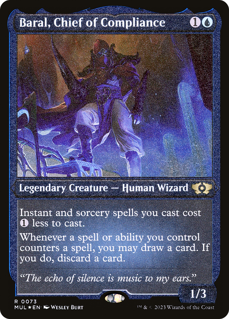 Baral, Chief of Compliance (Foil Etched) [Multiverse Legends] | The CG Realm