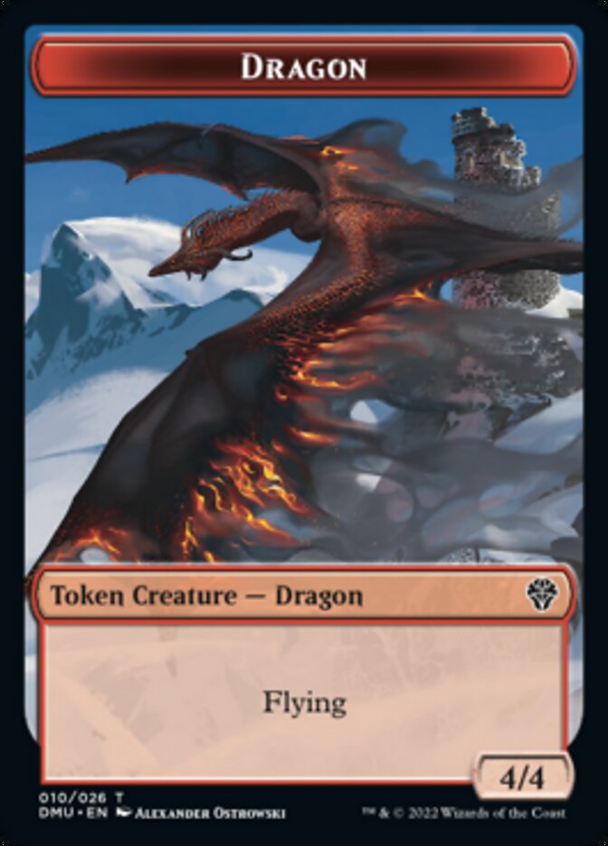 Dragon Token [Dominaria United Tokens] | The CG Realm