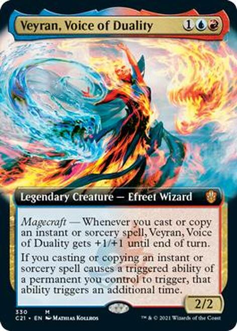 Veyran, Voice of Duality (Extended Art) [Commander 2021] | The CG Realm