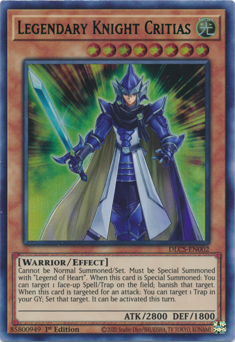 Legendary Knight Critias (Green) [DLCS-EN002] Ultra Rare | The CG Realm