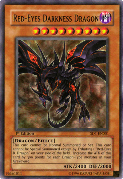 Red-Eyes Darkness Dragon [SD1-EN001] Ultra Rare | The CG Realm