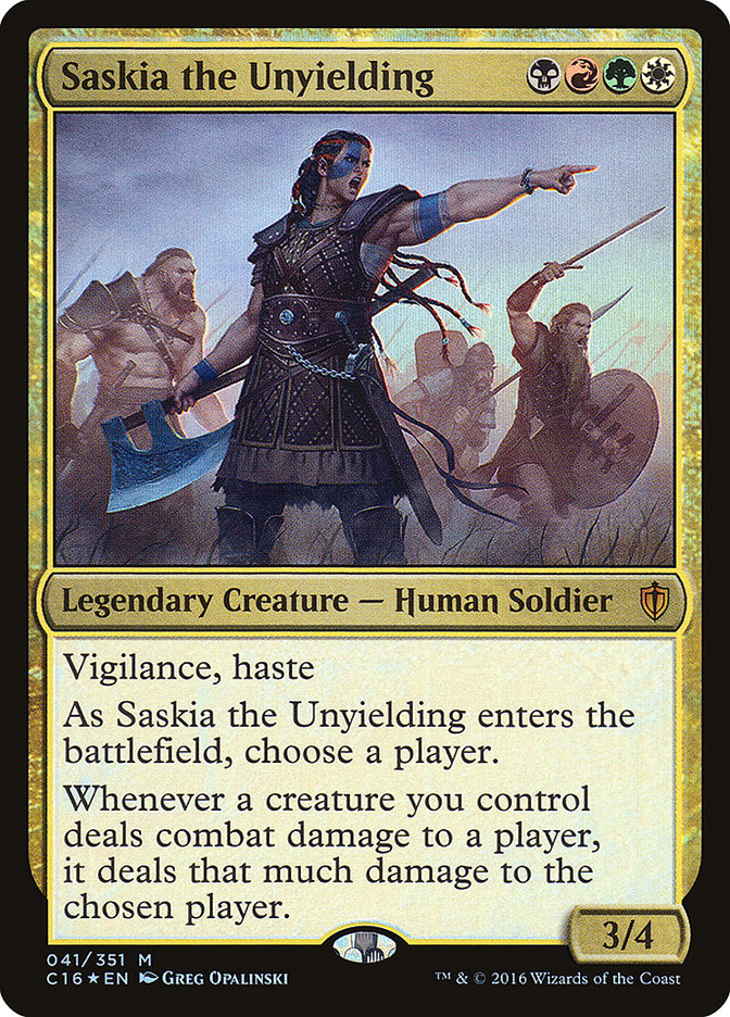 Saskia the Unyielding [Commander 2016] | The CG Realm