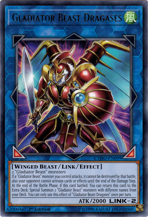 Gladiator Beast Dragases [CYHO-EN099] Rare | The CG Realm