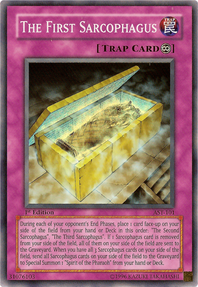 The First Sarcophagus [AST-101] Super Rare | The CG Realm