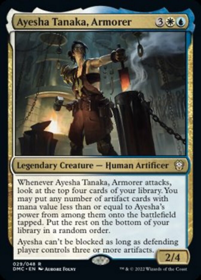 Ayesha Tanaka, Armorer [Dominaria United Commander] | The CG Realm