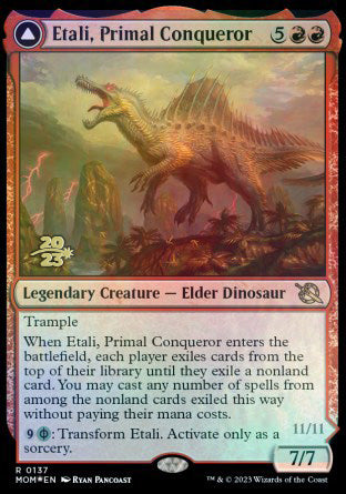 Etali, Primal Conqueror // Etali, Primal Sickness [March of the Machine Prerelease Promos] | The CG Realm