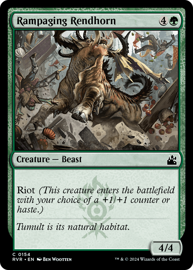 Rampaging Rendhorn [Ravnica Remastered] | The CG Realm