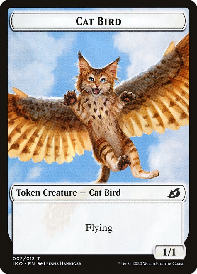 Cat Bird Token [Ikoria: Lair of Behemoths Tokens] | The CG Realm