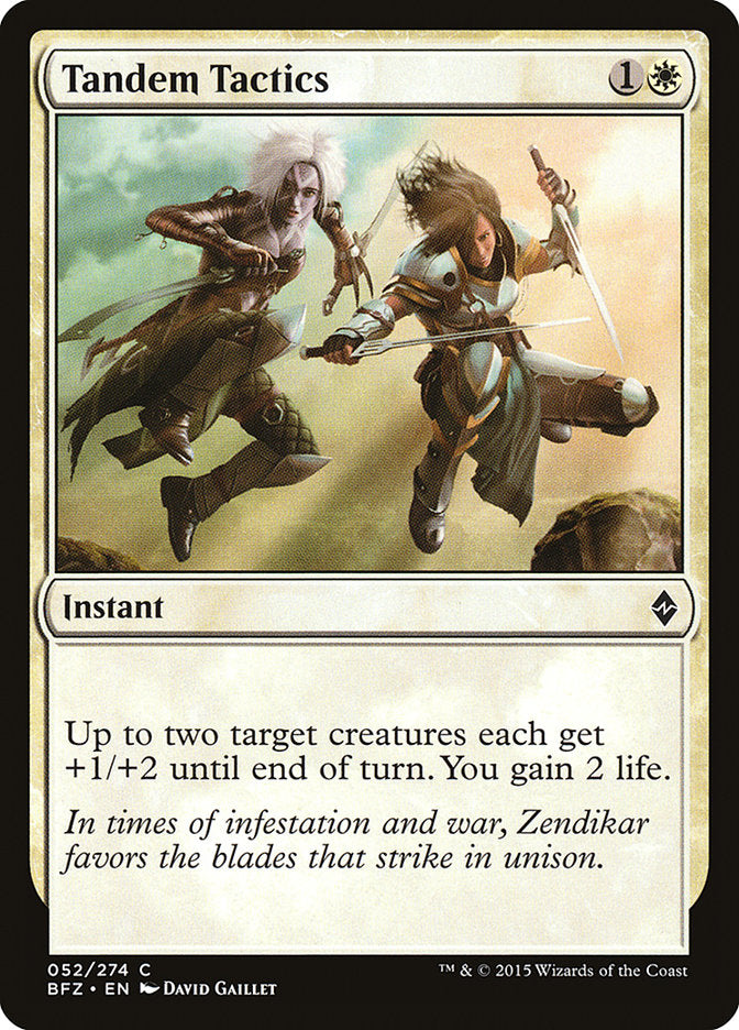 Tandem Tactics [Battle for Zendikar] | The CG Realm