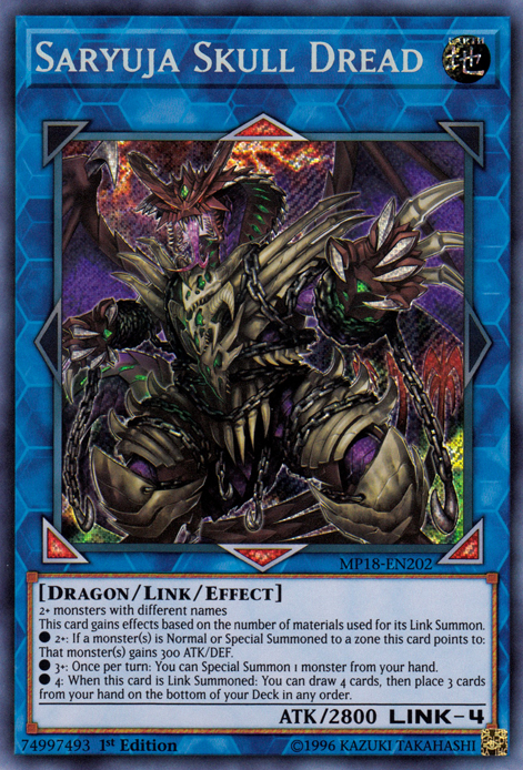 Saryuja Skull Dread [MP18-EN202] Secret Rare | The CG Realm