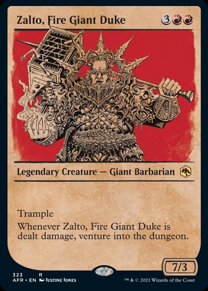 Zalto, Fire Giant Duke (Showcase) [Dungeons & Dragons: Adventures in the Forgotten Realms] | The CG Realm