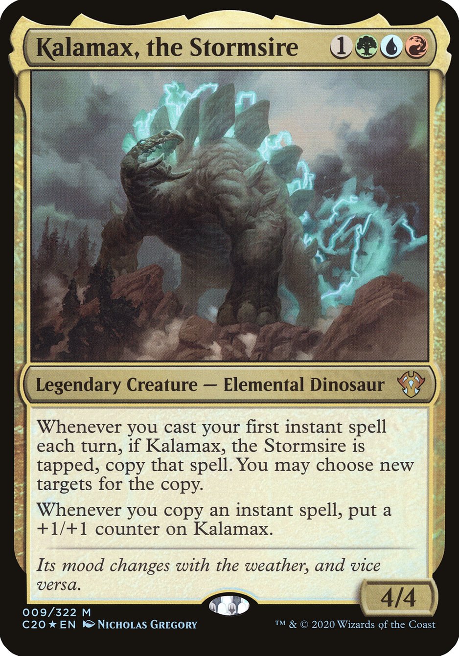 Kalamax, the Stormsire (Oversized) [Commander 2020 Oversized] | The CG Realm