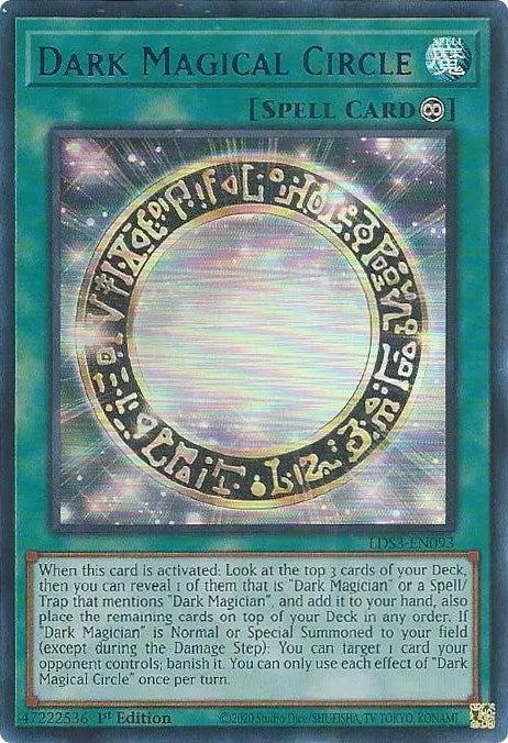 Dark Magical Circle (Blue) [LDS3-EN093] Ultra Rare | The CG Realm