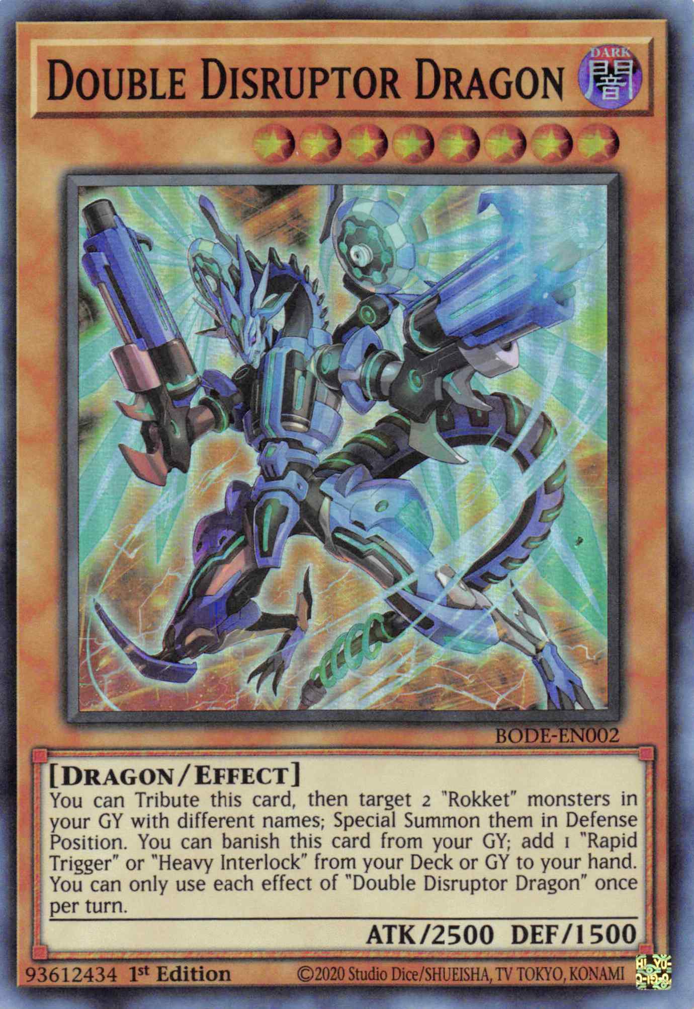 Double Disrupter Dragon [BODE-EN002] Super Rare | The CG Realm