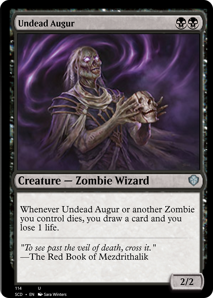 Undead Augur [Starter Commander Decks] | The CG Realm