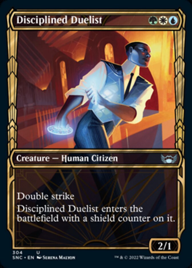 Disciplined Duelist (Showcase Golden Age) [Streets of New Capenna] | The CG Realm