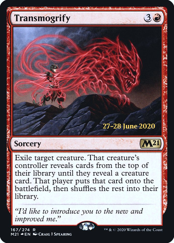 Transmogrify [Core Set 2021 Prerelease Promos] | The CG Realm